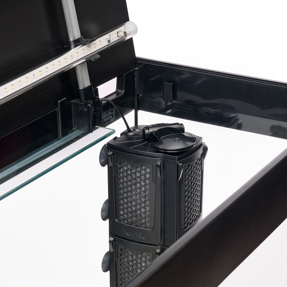 Aquael Zestaw Akwariowy Neo Set 240 Czarny 240L (121x41x56cm) z Filtrem + Grzałką + LED - zdjęcie 10/20